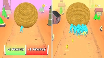 Rescue Push 3D 👮🏻‍♀️👩🏻‍⚕️👨🏻‍🚒 Gameplay | iOS | Mobile Game