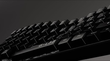 G-LAB - Keyz Hydrogen Gaming Keyboard Animation | Creative 3D Marketing