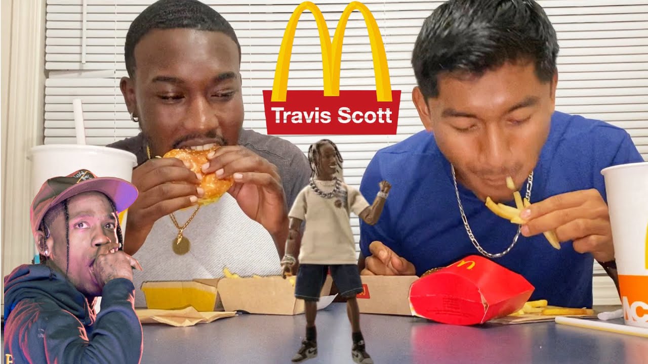 Travis Scott Meal Challenge (Trying to do it under 1 minute) 
