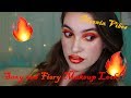 Sexy Sultry And Fiery Makeup Tutorial With Red Orange And Yellow