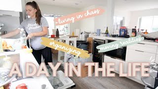 DAY IN THE LIFE IN OUR NEW HOUSE! | closet update, my first mental breakdown, house projects!