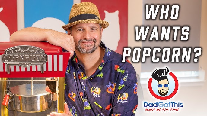 Retro Popcorn Machine XL - YouTube