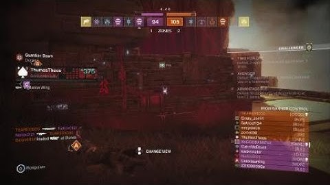 Destiny cheater using aimbot rapid fire mod
