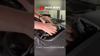 Ford Transit Radio Install | #shorts