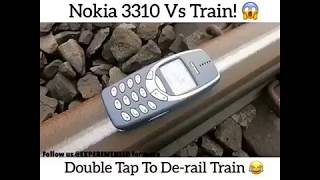 Experiments Nokia 3310 vs Train
