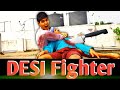 Desi fighter vs superman funny fight scene