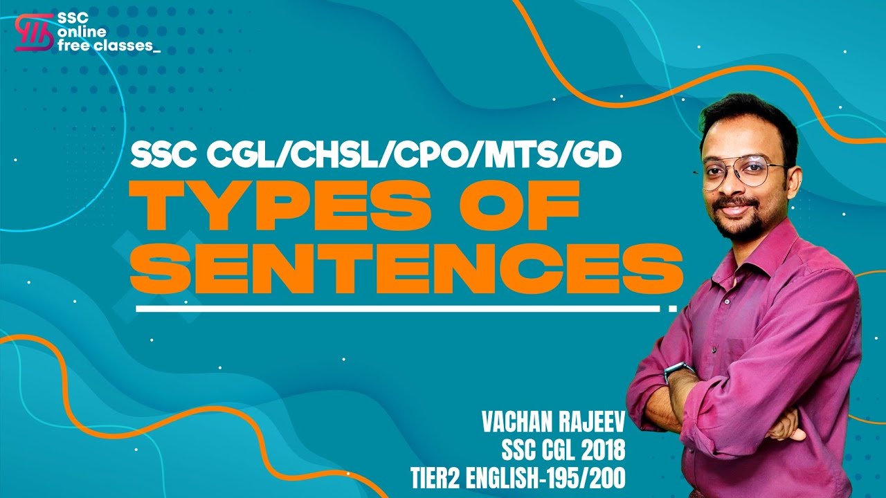 TYPES OF SENTENCES || GENERAL ENGLISH || SSC MALAYALI ONLINE COURSE ...