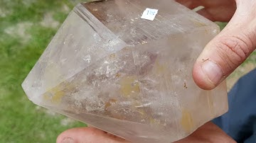 *Museum Quality* Huge Enhydro Floater Smokey Quartz, Brandberg Mountains, Namibia
