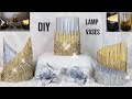 Three Unique DIY LED Glamorous Lamp Vases Using Crushed Glass & Drinking Straws 2020 #WithMe