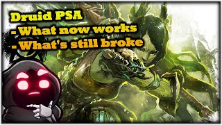 Druid Psa What Works, What Doesnt - July 19Th 2023