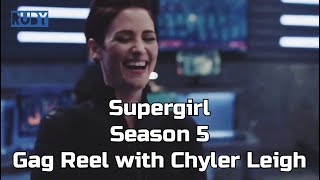 Supergirl Season 5  Chyler Leigh  Gag Reel & Dancing