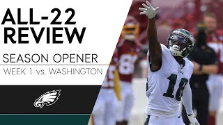 Analyzing the Top Plays from the Season Opener | Eagles All-22 Review