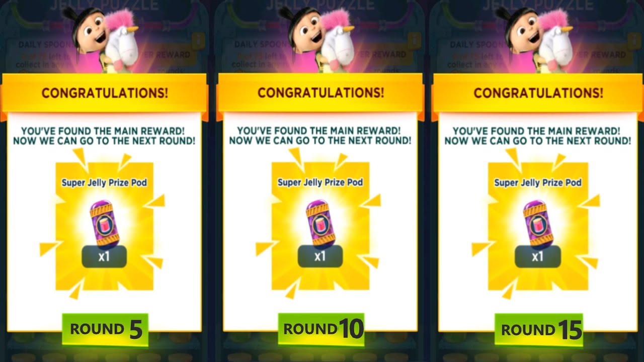 Minion rush Layup Stuart minion Super Jelly prize pod round 5 10 15 gameplay walkthrough ios android