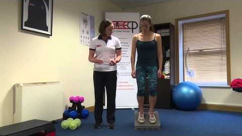 Patellar tendon eccentric loading