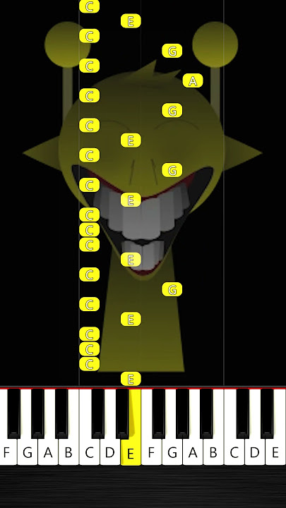 Simon - Horror Phase (Incredibox SPRUNKI) - BEGINNER Piano Tutorial