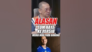 Alasan Tom Haye ke Persib. demi konten media Indonesi pada ngawur #liga1 #timnasindonesia #indonesia