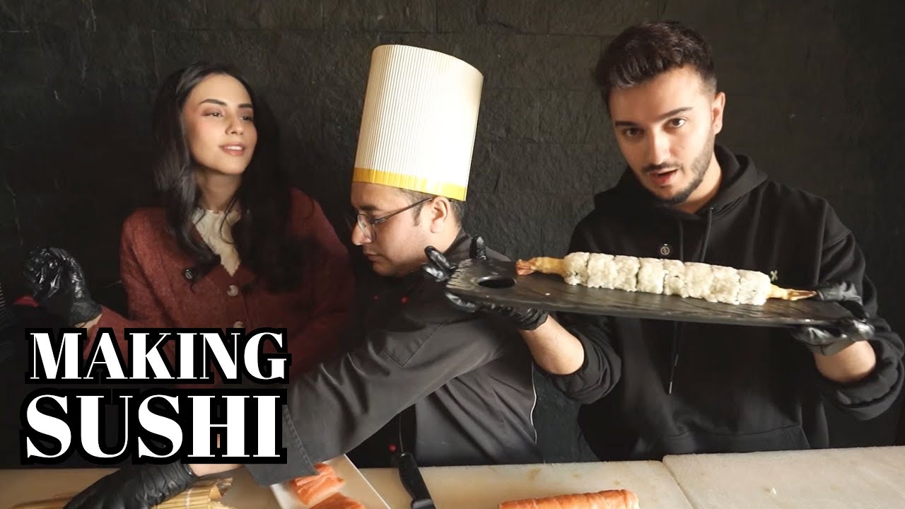 Making SUSHI for the first time ever! - YouTube