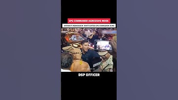 😳DSP OFFICER *️⃣*️⃣*️⃣ SPG COMMANDO AGRESSIVE MODE ON 💀 SPG COMMANDO 🇮🇳 PM MODI SECURITY 🖤