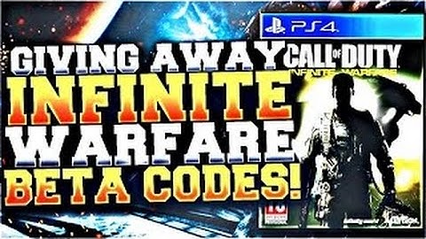 FREE INFINITE WARFARE BETA CODES!