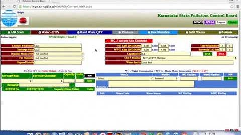 Online application for Consent to Establish or Pollution NOC - Part 2: Create the Profile