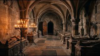 Ancient Crypt — 3 Hours Dark Ambience | Candlelight, Stone Echo & Forgotten Names