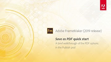 Faster PDF publishing – Adobe FrameMaker (2019 release)