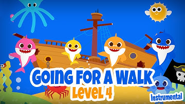 Baby Shark: Going For A Walk (fun instrumental) baby shark sing and swim party