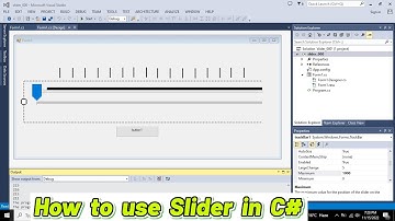 how to use slider in c#.net | how to use track bar in c#