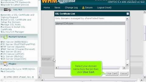 How to install an SSL certificate in WHM - WHM Management Tutorials