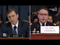 WATCH: Democratic counsel’s full questioning of Vindman and Williams | Trump impeachment hearings