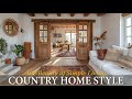 The beauty of simple living at  interior and exterior country house