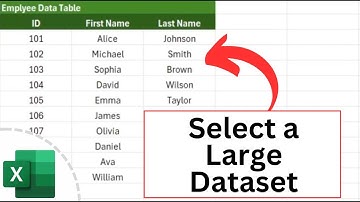 Selecteer snel een grote dataset in Excel