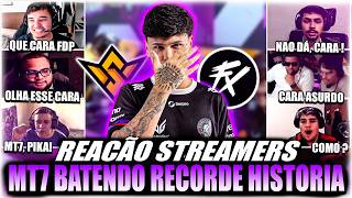 STREAMERS SE RENDEM ao MT7: RECORDE 31 KILLS em 5 QUEDAS !