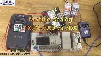 Module Analog FX2N -2AD và 2DA - Hướng dẫn lập trình | LHB