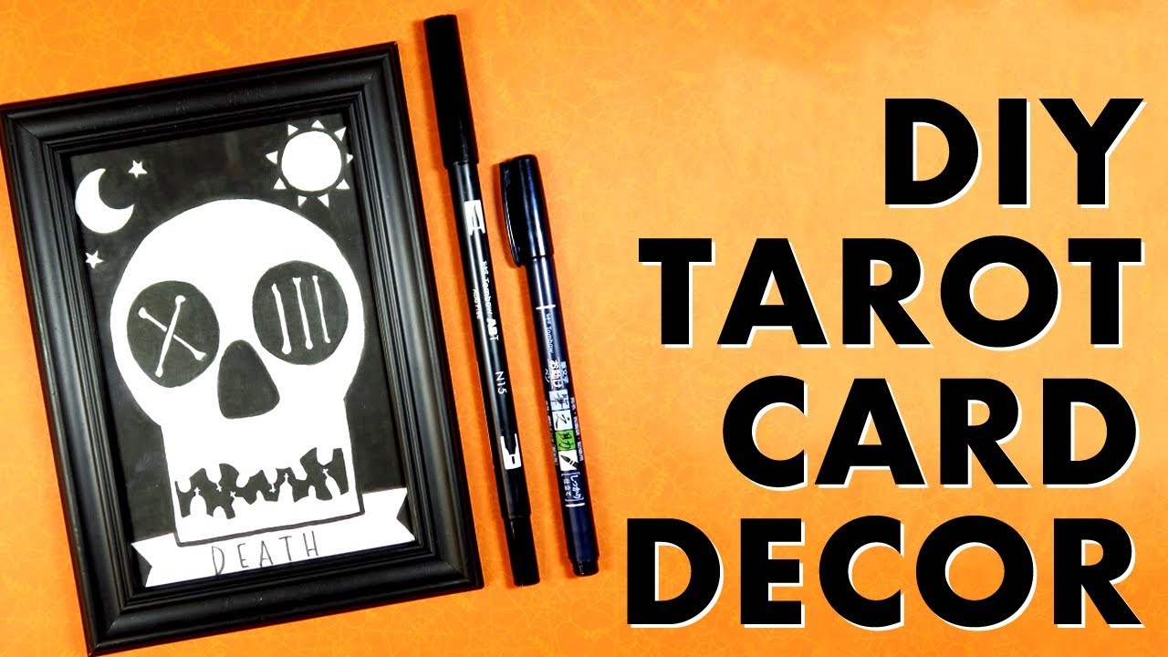 DIY TAROT CARD DECOR Easy To Draw With Step by Step Instructions diy-tarot-card-decor-easy-to-draw-with-step-by-step-instructions
