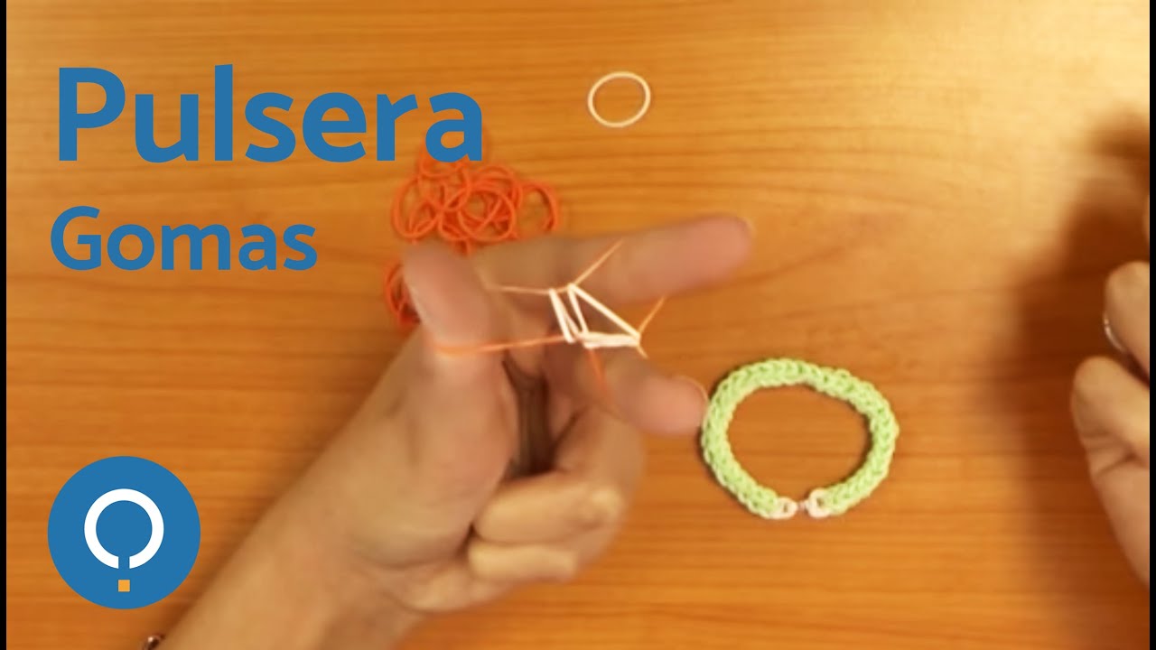 Escuela infantil castillo de Blanca: PULSERAS, SIN TELAR, CON GOMITAS.