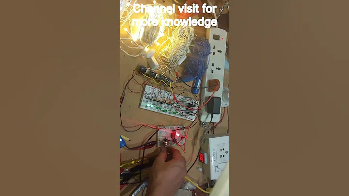 LED Chaser#SHORTS#experiment ytshorts #electrical #electronic #automation #technical shorts