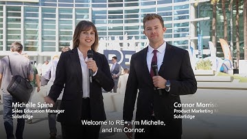 SolarEdge RE+ 2022 Booth Tour Video
