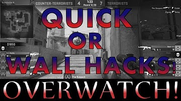 Is this guy just QUICK or using WALL HACKS! CS:GO OVERWATCH!