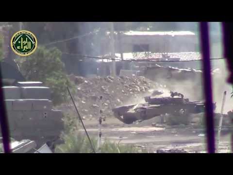 T-72 tank  Syria  direct hit