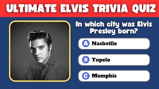 👑 Can You Ace the Ultimate Elvis Quiz? Prove You're a True Fan!