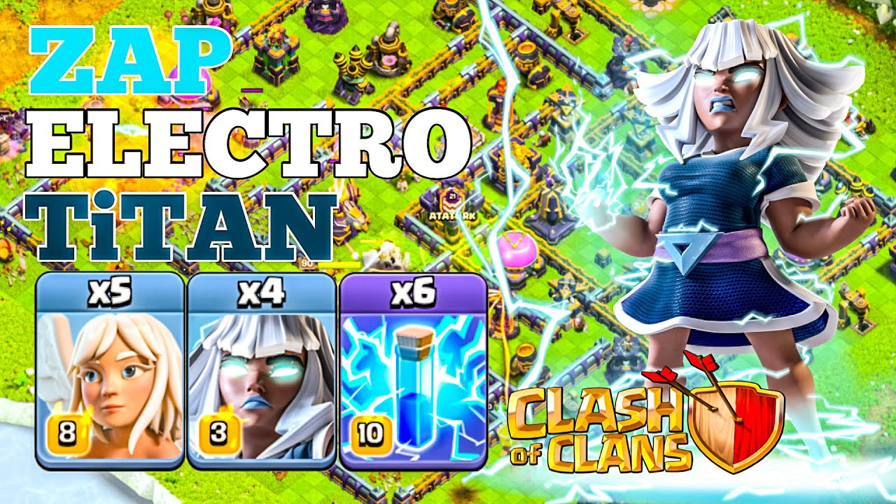 Crushing Legends TH15 Zap Electro Titan Smash in Legend League! Clash