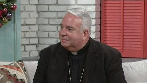 Sara Shookman sits with Bishop Nelson Perez for Ch...