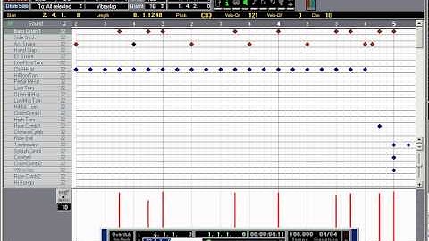 Steinberg Cubase VST-32/5.1 Complete Tutorial #21: Hit Me With The Drum Editor Pt 1