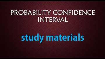 Probability confidence interval study material+online lecture gmat+bank po+hsc+gate