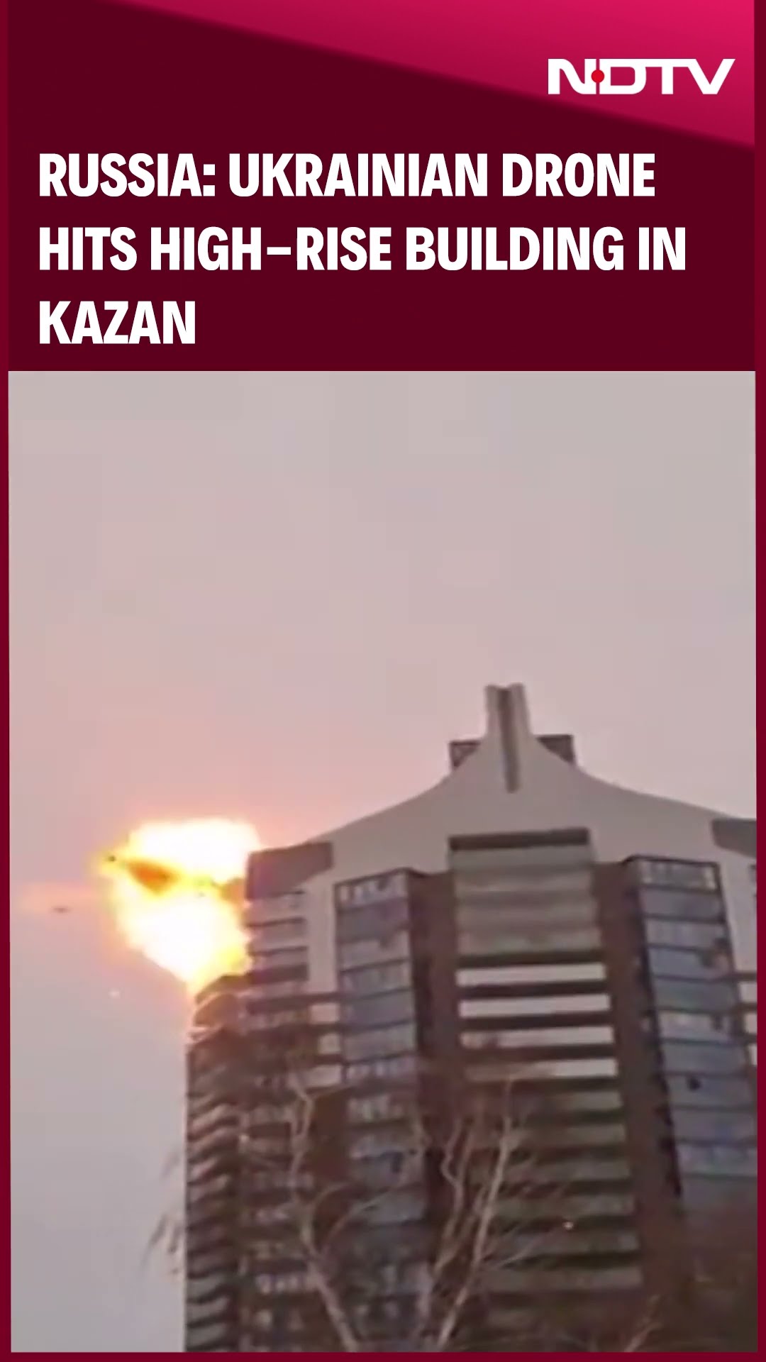 Kazan Attack | Ukrainian Drones Hit High-Rise Buildings In Elite Residential Complex In Russia