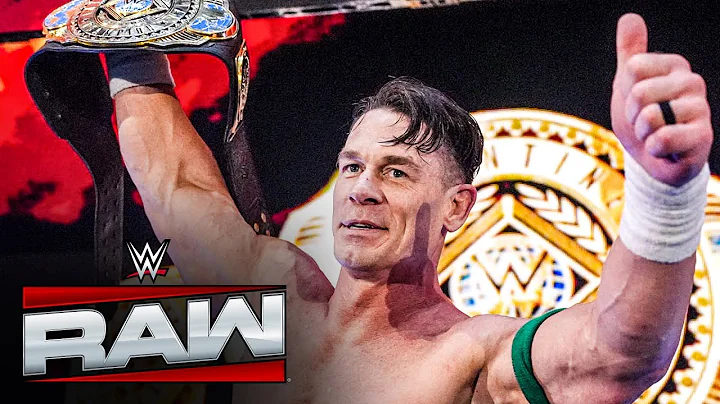 Monday Night Raw Cold Open | Relive John Cena's EPIC Intercontinental Title win