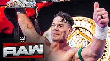 Monday Night Raw Cold Open | Relive John Cena