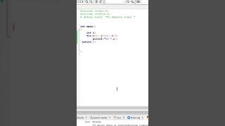 #17 C Interview Program | C Coding Program for Interview  | C tutorial  in Hindi #Shorts screenshot 4