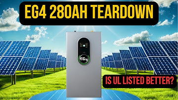 Are UL Listed Batteries Actually Worth It?  EG4 280ah Teardown!